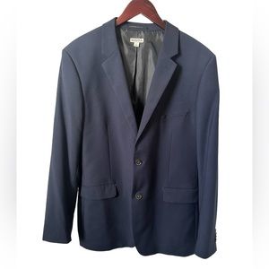 Merona brand Men Blazer Size Large Navy Slim fit
